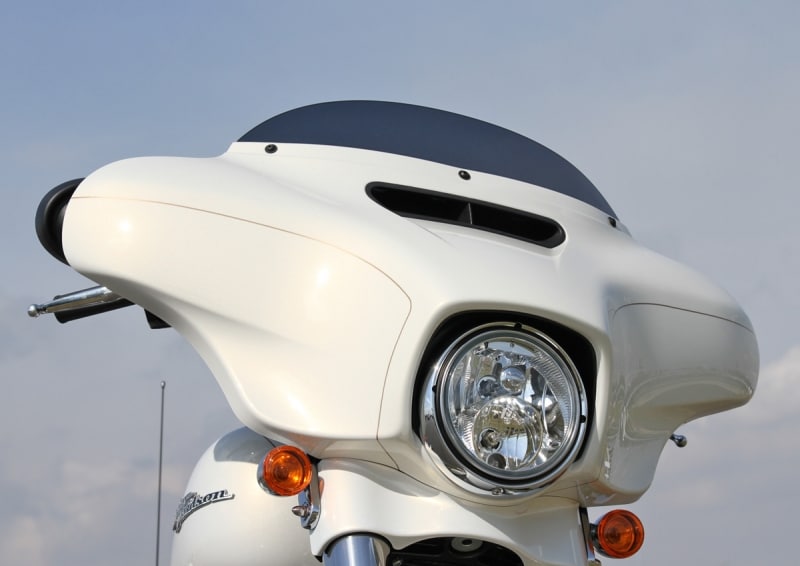 カウルはキャンバス。この面積の広さはデザイン欲をかき立ててくれます。