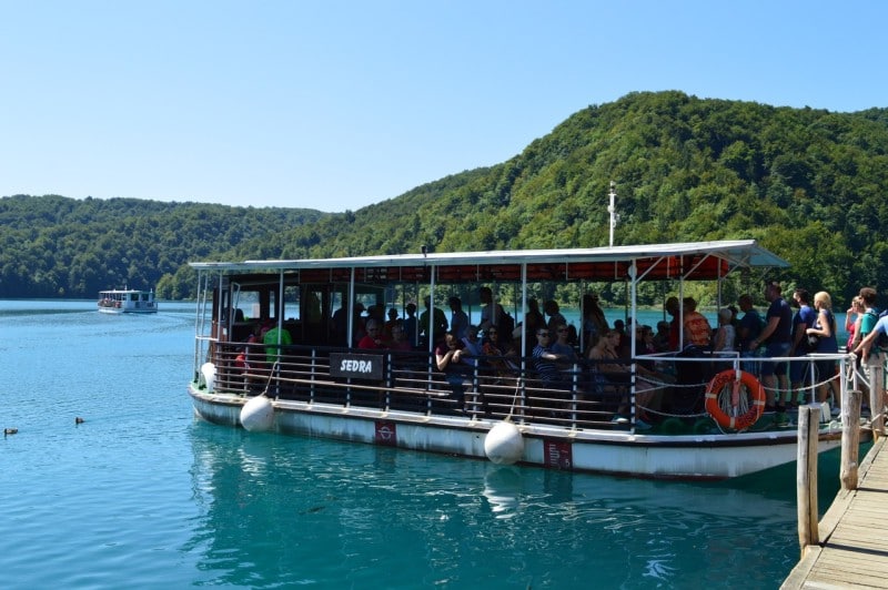 プリトヴィッツェの遊覧船