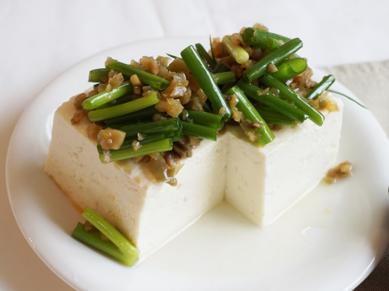 ザーサイねぎ奴