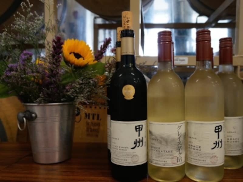 中央葡萄酒の甲州ワイン3種類