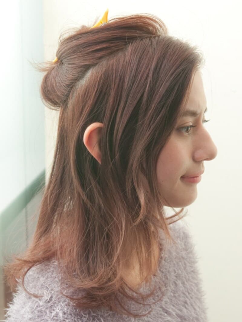 ダックカールで留めておくと良い