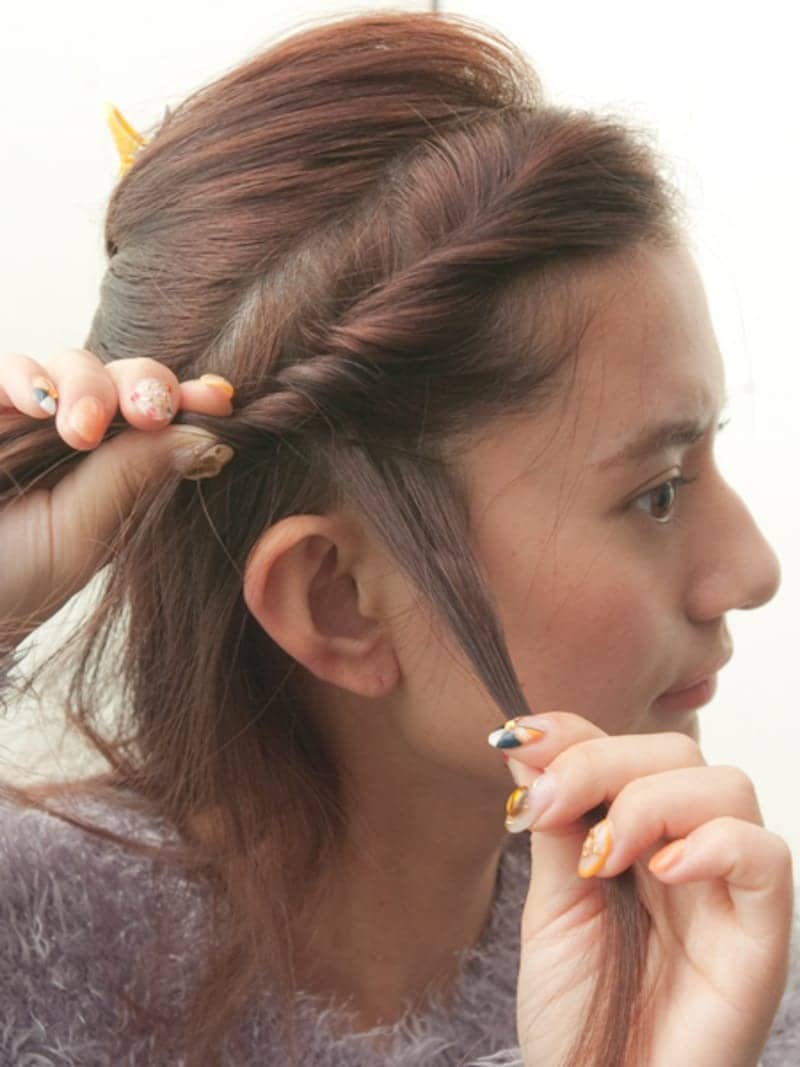 耳前はタイトにした方が仕上がりにメリハリが出る