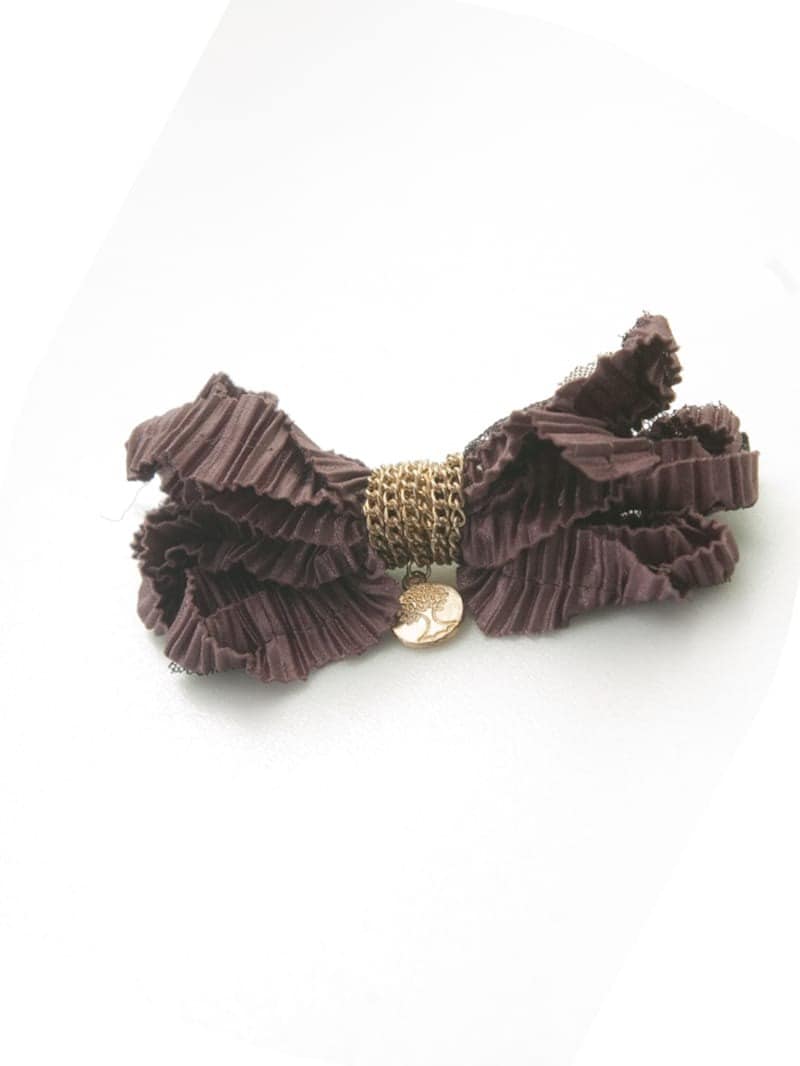 リボンモチーフのバレッタ