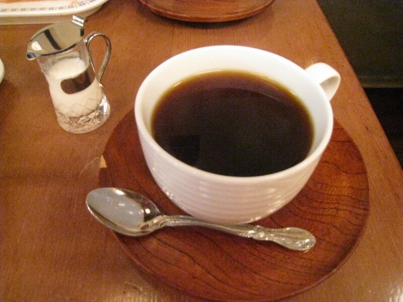 ランチセットのドリンク。ブレンドコーヒーを頼みました。美味しい！