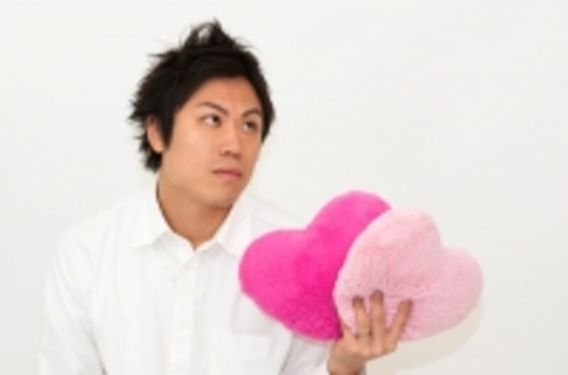 ハートを2つ持つ男性