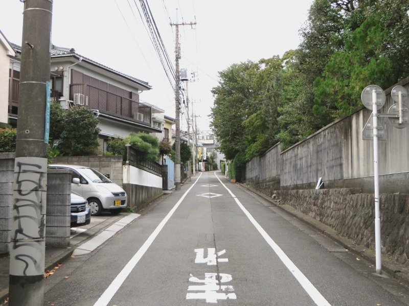 一戸建て中心の住宅街