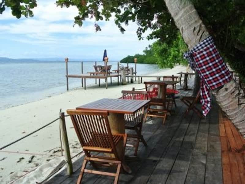 ラジャアンパットのステイ先