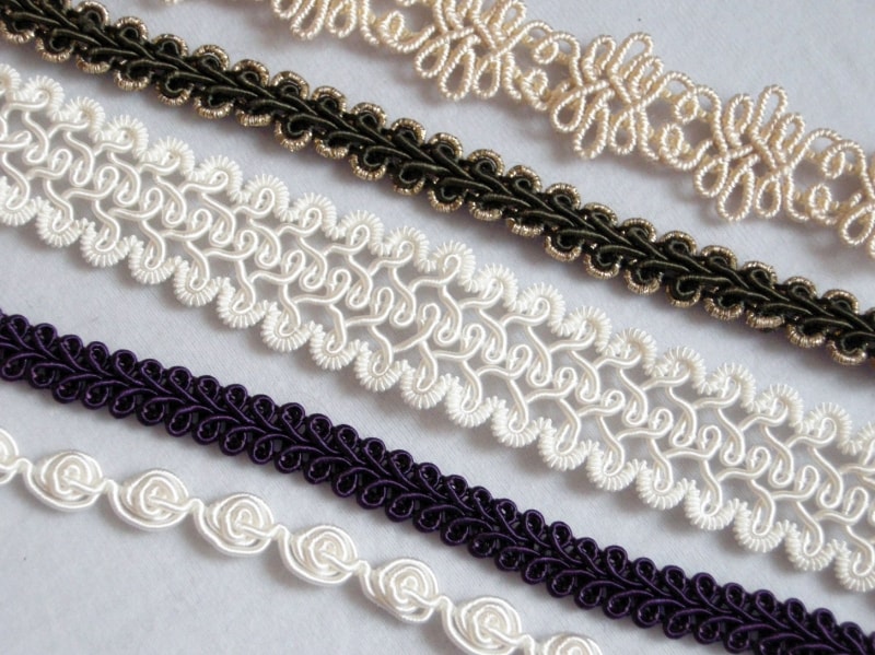 ビーズのカーテンホルダー