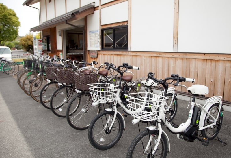 自転車なら楽チン！ 写真提供：明日香レンタサイクル