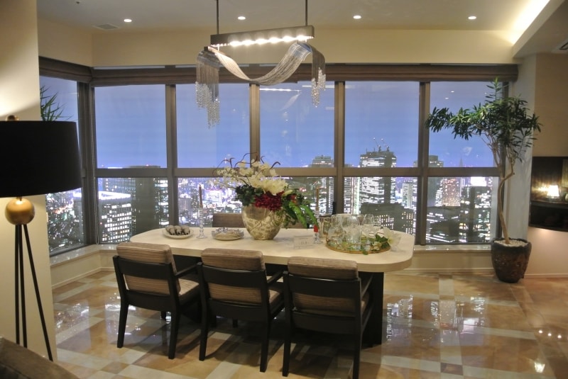 「ザ・パークハウス 西新宿タワー60」のモデルルーム