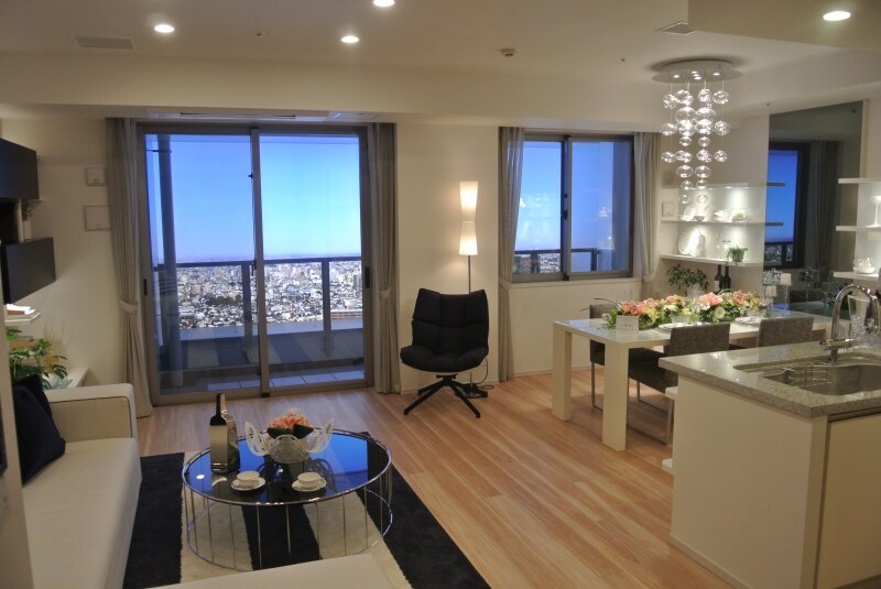 「ザ・パークハウス 西新宿タワー60」のモデルルーム