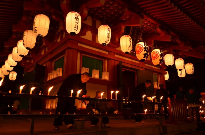 高幡不動尊undefined萬燈会