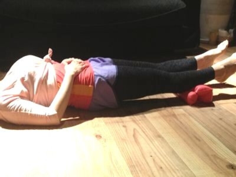 体の力は抜きましょう