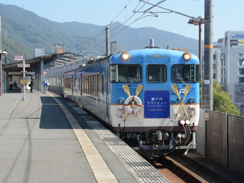 回送される「瀬戸内マリンビュー」