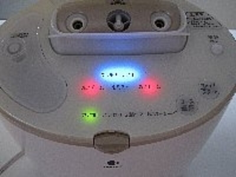 どのコースを選択しているかランプが付くのでひと目で分かる