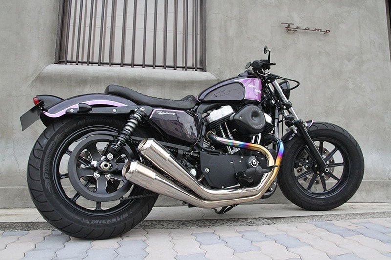 ハーレーをもっとカッコよくするカスタムはあくまでオーナーを引き立てるためのもの。オーナーとマシン、ともに洗練されているのがベスト。