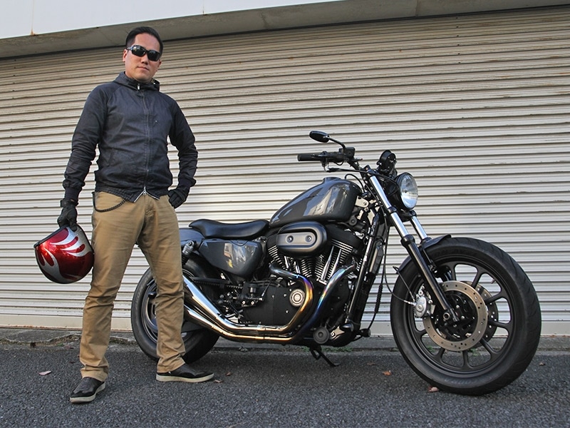 スポーティで動きやすい定番スタイル。バイシクル系ウェアは結構アリです。