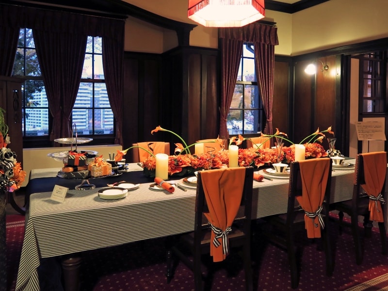 外交官の家のクリスマス装飾のようす。2014年のテーマは「アメリカ合衆国undefinedStyle of NY~X'mas holidays~」