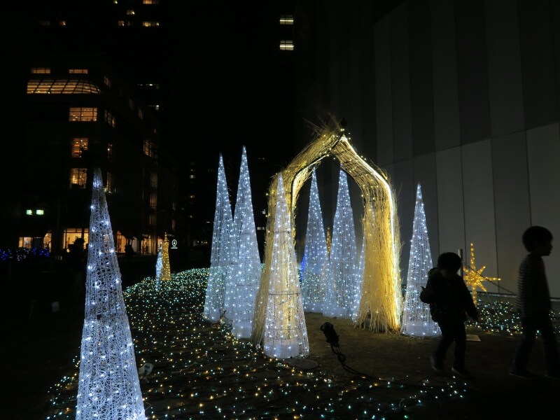 光に包まれて撮影ができるスポットも