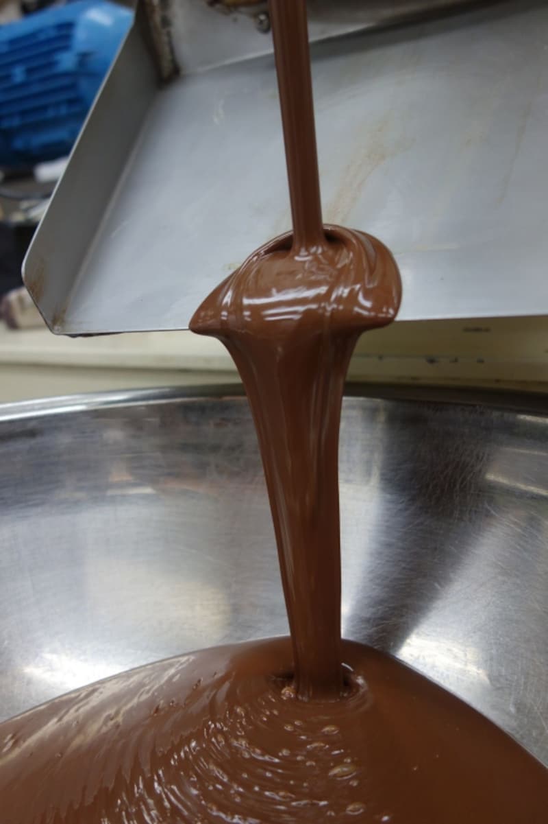 出来たてのチョコレート