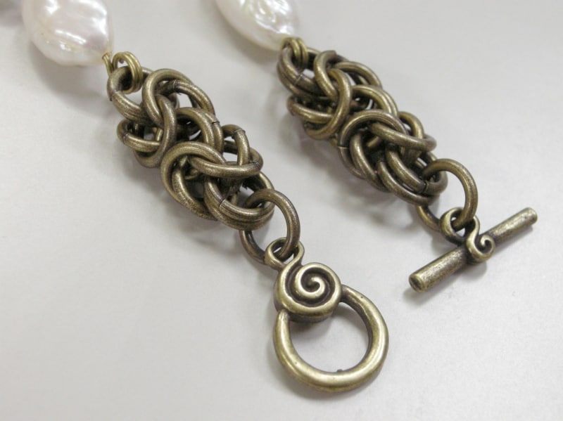 ビザンチンチェーンのブレスレット