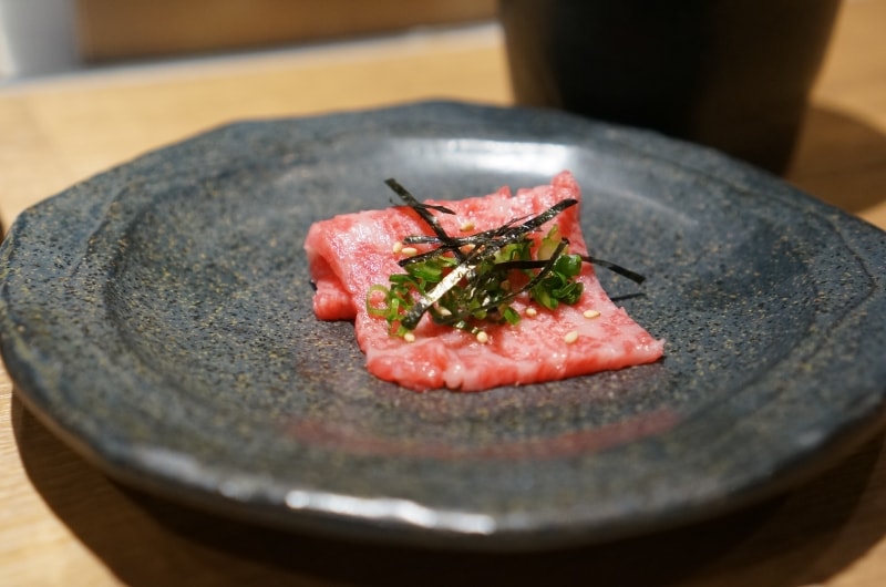 日替わりのお通し（肉そうめん）