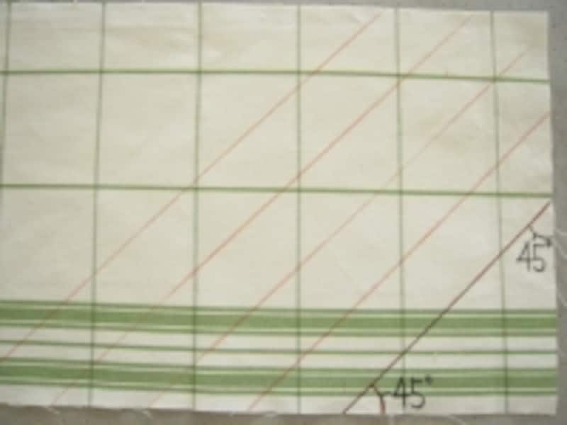 テープ幅は、必要に応じて調節してください。出来上がりに必要な幅に、折り返し部分の幅が必要になります