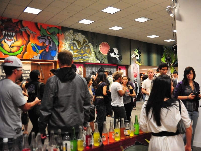 ポップアートの展示会場