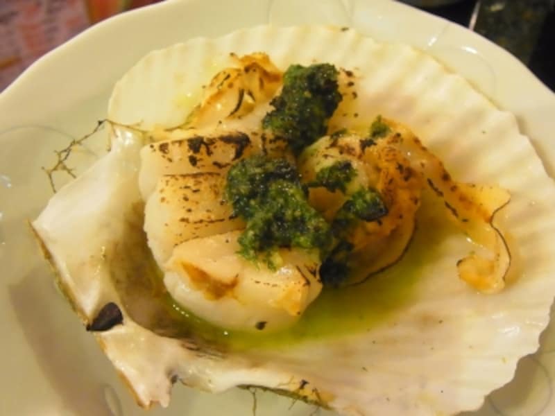 ホタテ香草バター（500円）