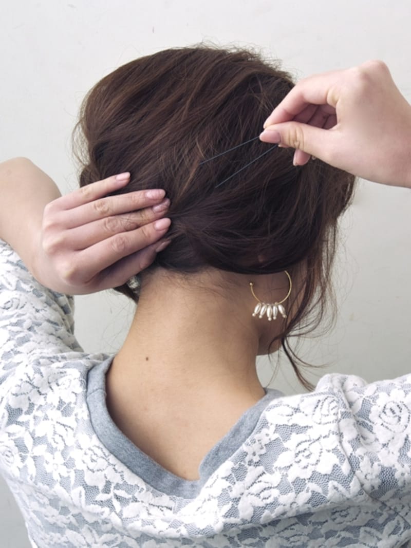 Uピンならふっくら留まります