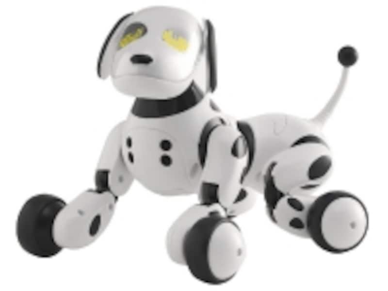 言葉に加え、手やボールの動きにも応えてくれるロボット犬