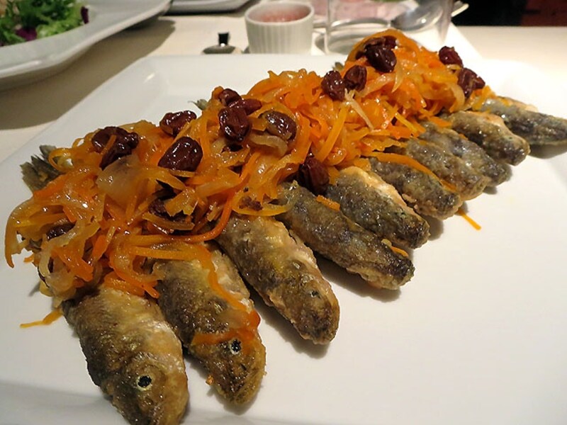 シシャモのフリット エスカベッシュ