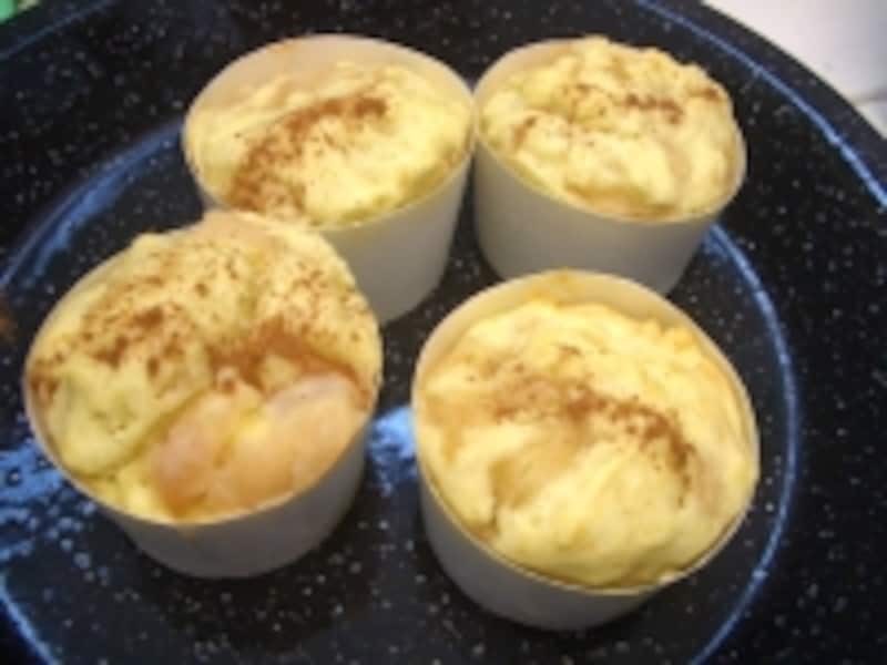 カップケーキを焼く