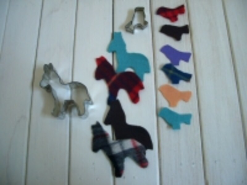 いろいろな色で作ります