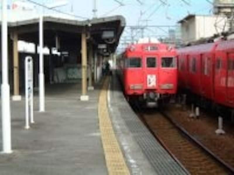 名鉄で豊田市駅へ