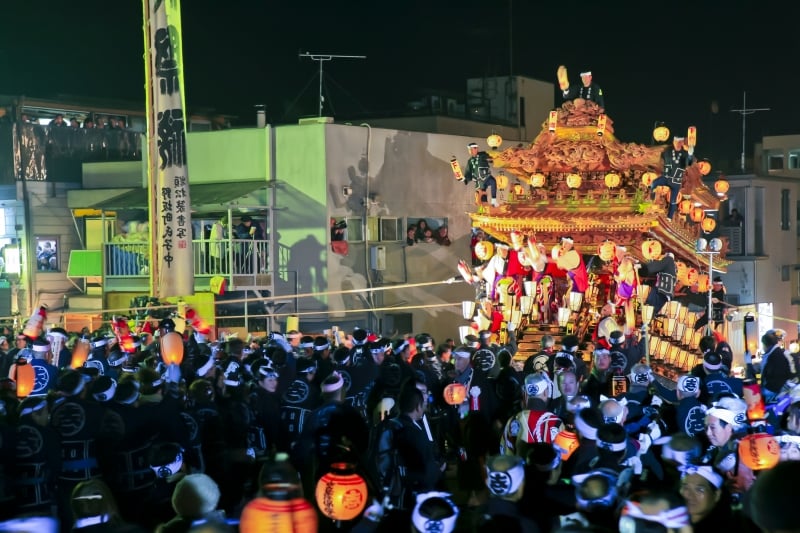 秩父夜祭・団子坂