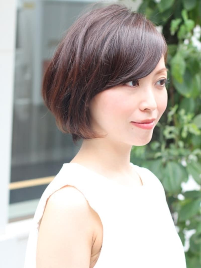 大人の耳かけボブ