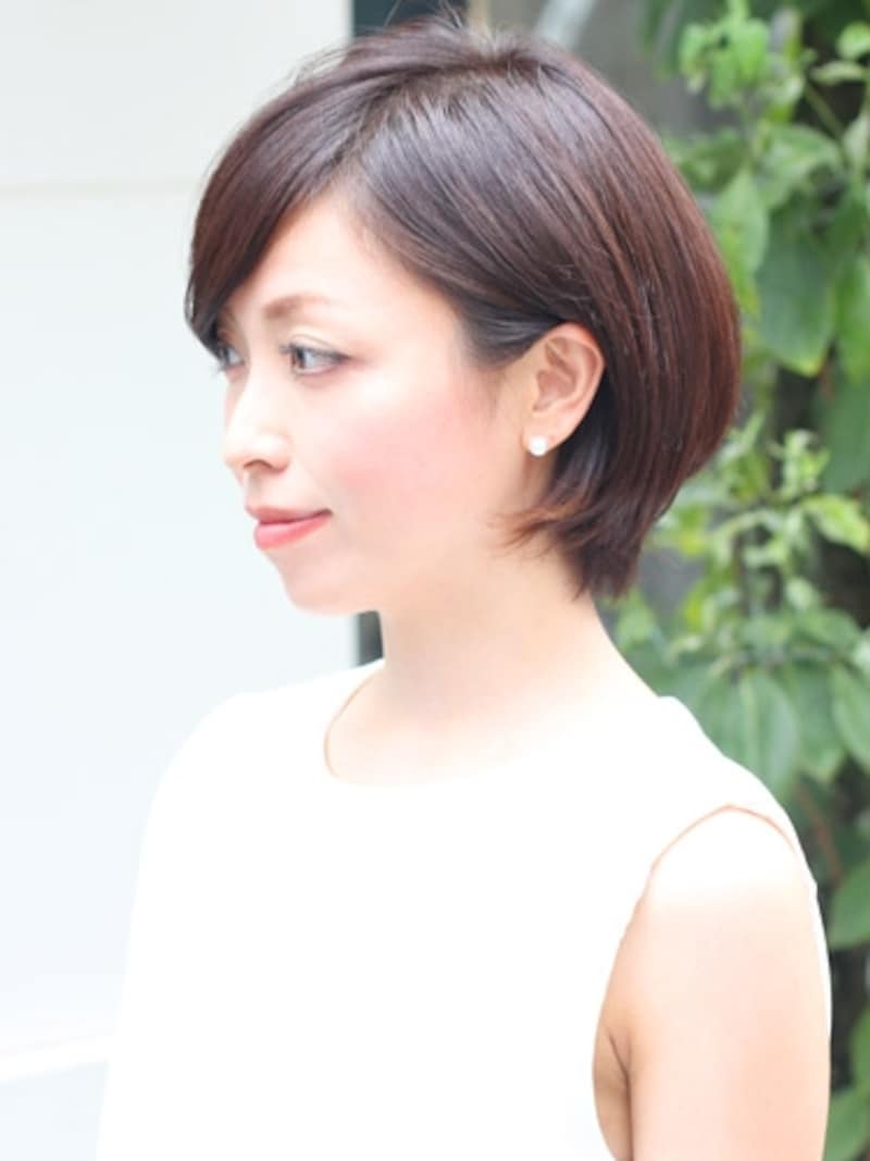 大人の耳かけボブ