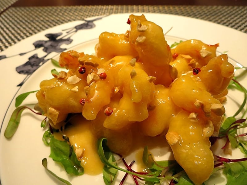 海老のスイートチリマヨネーズ炒め