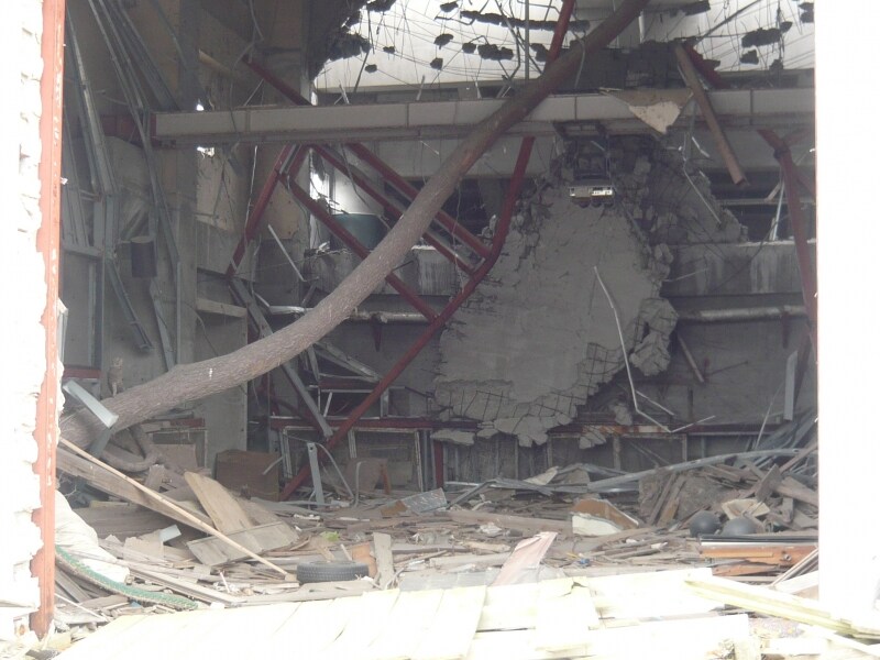 津波のすさまじい様子を今も伝えています