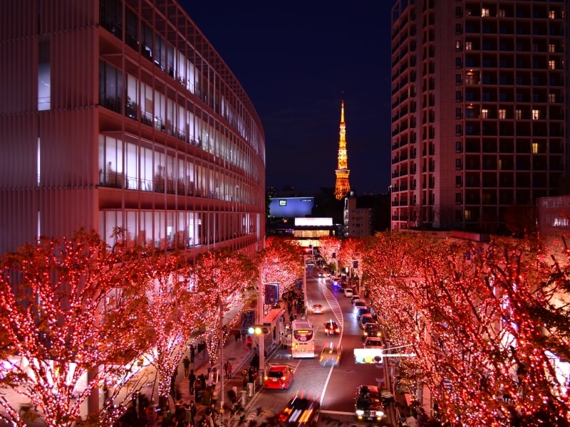 六本木undefinedケヤキ坂のイルミネーション