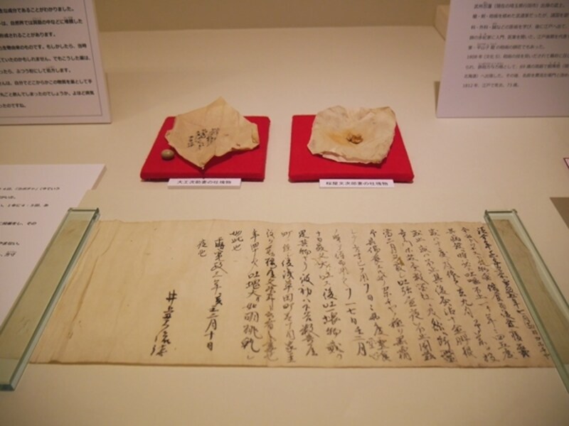 桜屋文次郎妻の吐塊とその書付