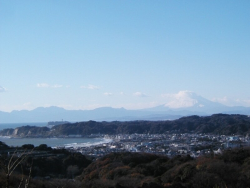 パノラマ台からの鎌倉の眺め