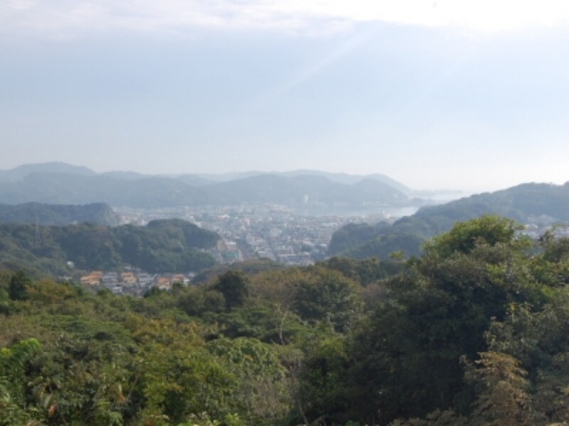 パノラマ台からの逗子の眺め