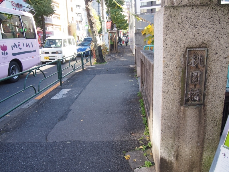 緑道散歩のひとつの盛り上がりポイント