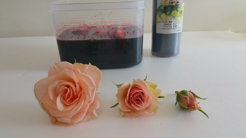 らくらくプリザ液とイルゼ３輪