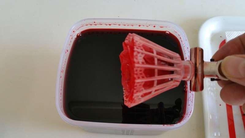 バトミントンの羽とイルゼ