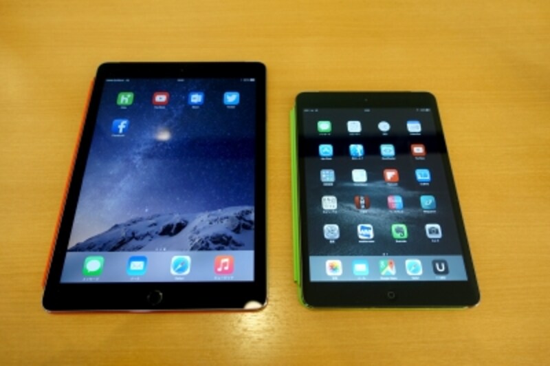 iPad Air 2とiPad mini 2