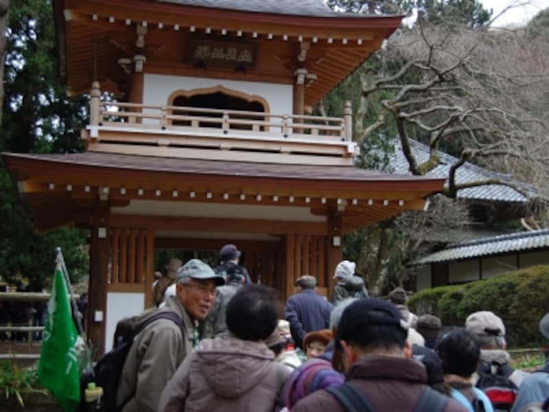 北鎌倉の浄智寺の山門