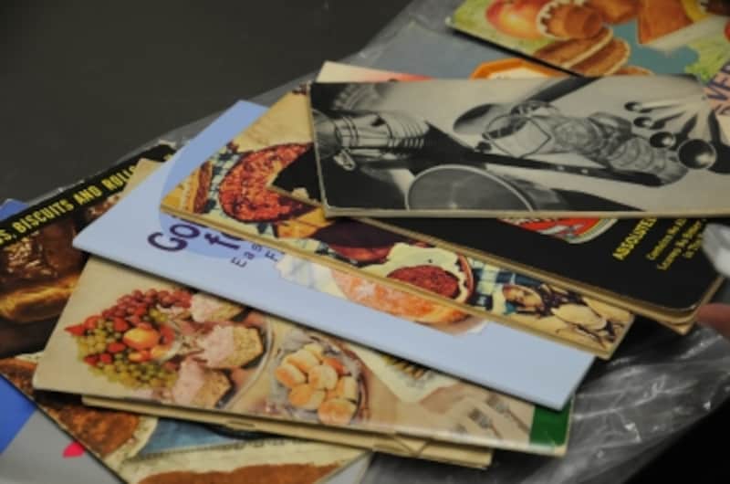 古いレシピブック